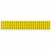 Number Label Vinyl 1/2 in H 3/8 in W