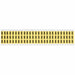 Number Label Vinyl 1/2 in H 3/8 in W