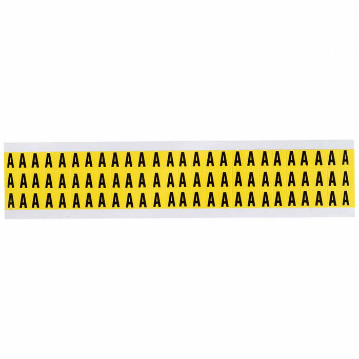 Letter Label Vinyl 1/2 in H 3/8 in W