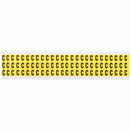 Letter Label Vinyl 1/2 in H 3/8 in W