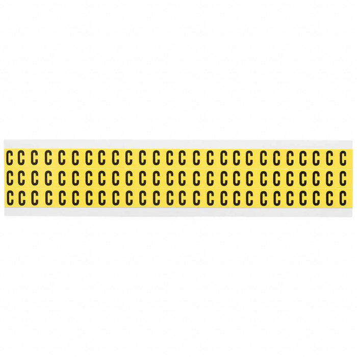 Letter Label Vinyl 1/2 in H 3/8 in W