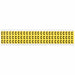 Letter Label Vinyl 1/2 in H 3/8 in W