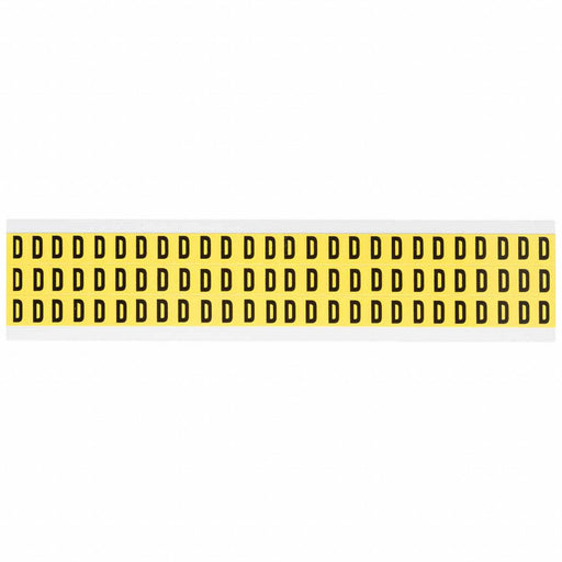 Letter Label Vinyl 1/2 in H 3/8 in W