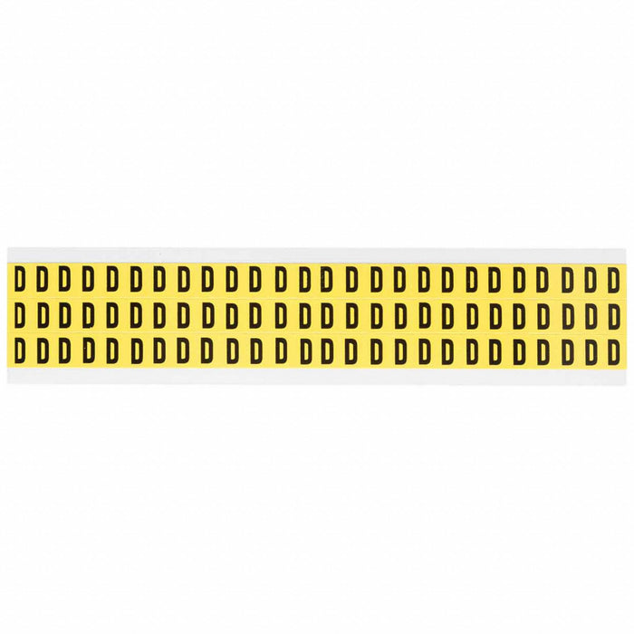 Letter Label Vinyl 1/2 in H 3/8 in W