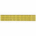 Letter Label Vinyl 1/2 in H 3/8 in W