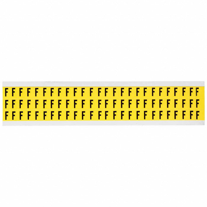 Letter Label Vinyl 1/2 in H 3/8 in W