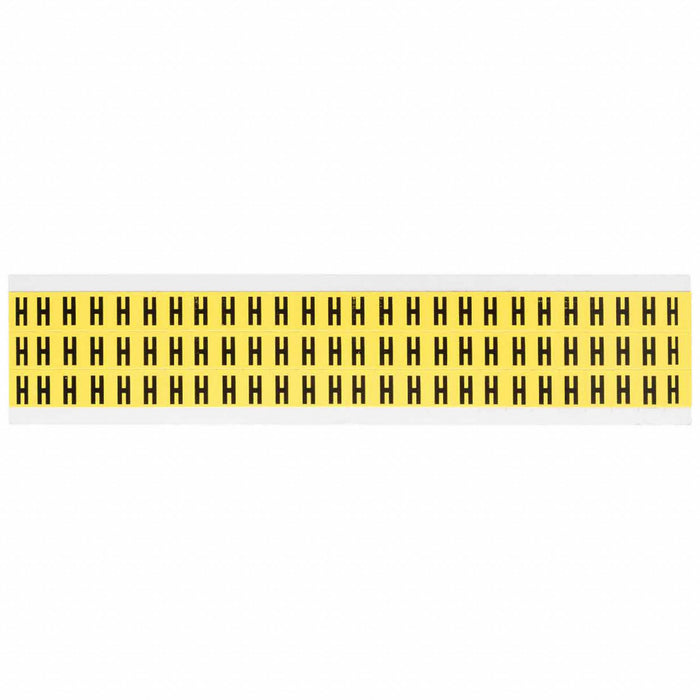 Letter Label Vinyl 1/2 in H 3/8 in W