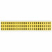 Letter Label Vinyl 1/2 in H 3/8 in W