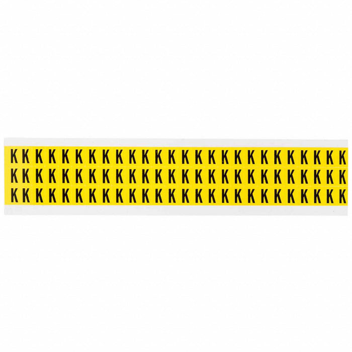Letter Label Vinyl 1/2 in H 3/8 in W