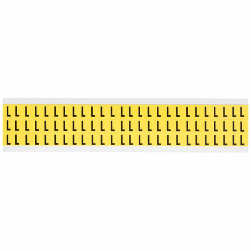 Letter Label Vinyl 1/2 in H 3/8 in W