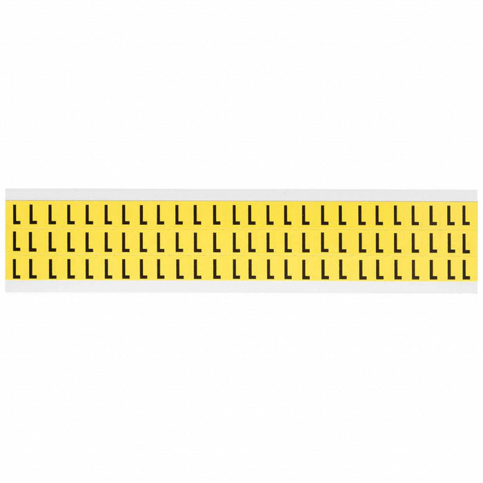 Letter Label Vinyl 1/2 in H 3/8 in W