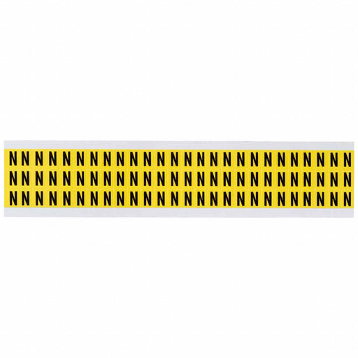 Letter Label Vinyl 1/2 in H 3/8 in W