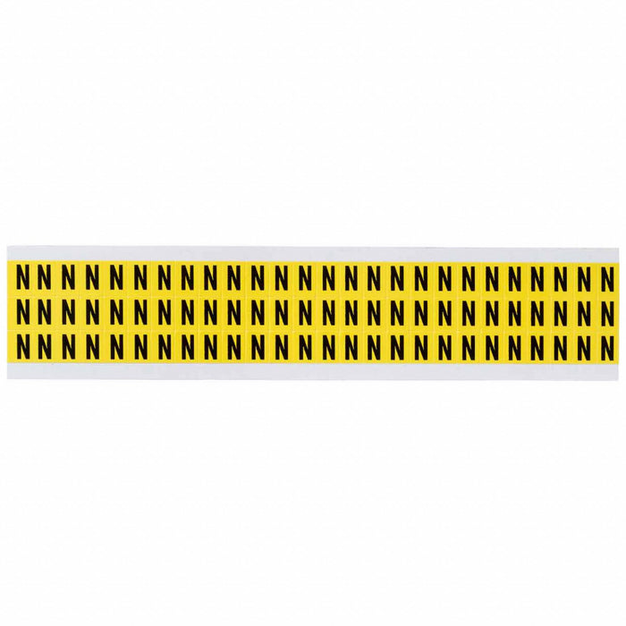Letter Label Vinyl 1/2 in H 3/8 in W