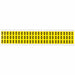Letter Label Vinyl 1/2 in H 3/8 in W