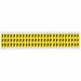 Letter Label Vinyl 1/2 in H 3/8 in W