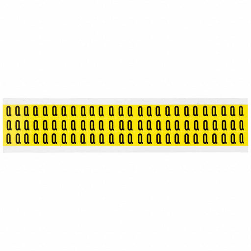 Letter Label Q 1/2in.Hx11/32in.W Vinyl