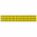Letter Label Vinyl 1/2 in H 3/8 in W