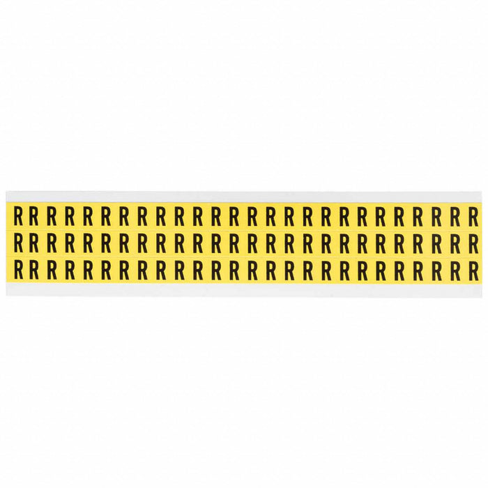 Letter Label Vinyl 1/2 in H 3/8 in W