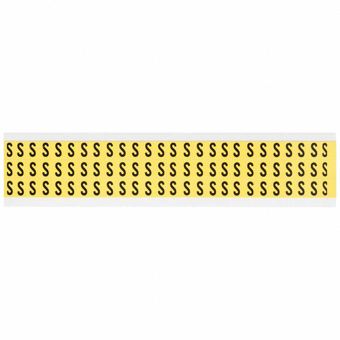 Letter Label Vinyl 1/2 in H 3/8 in W