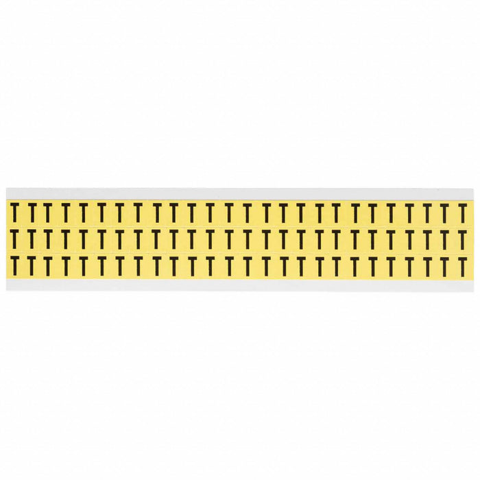 Letter Label Vinyl 1/2 in H 3/8 in W