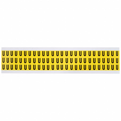 Letter Label Vinyl 1/2 in H 3/8 in W
