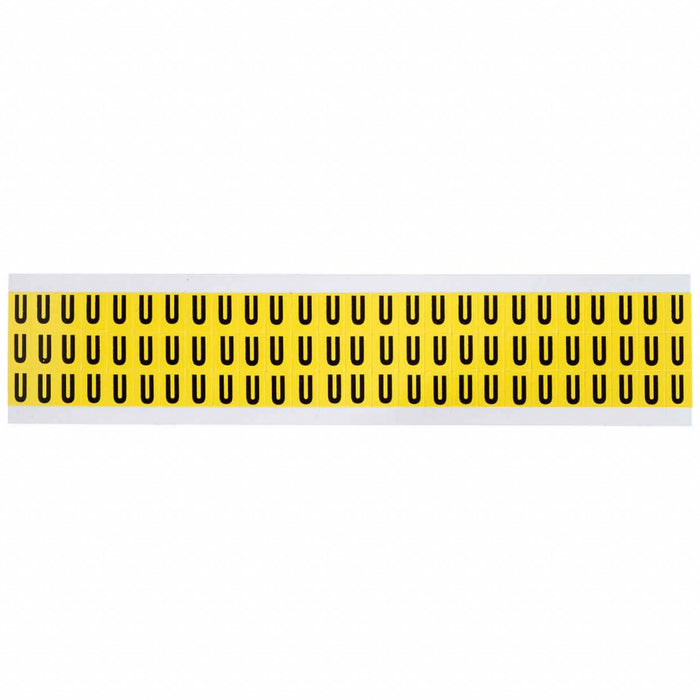 Letter Label Vinyl 1/2 in H 3/8 in W