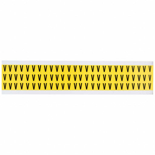 Letter Label V 1/2in.Hx11/32in.W Vinyl
