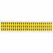 Letter Label Vinyl 1/2 in H 3/8 in W