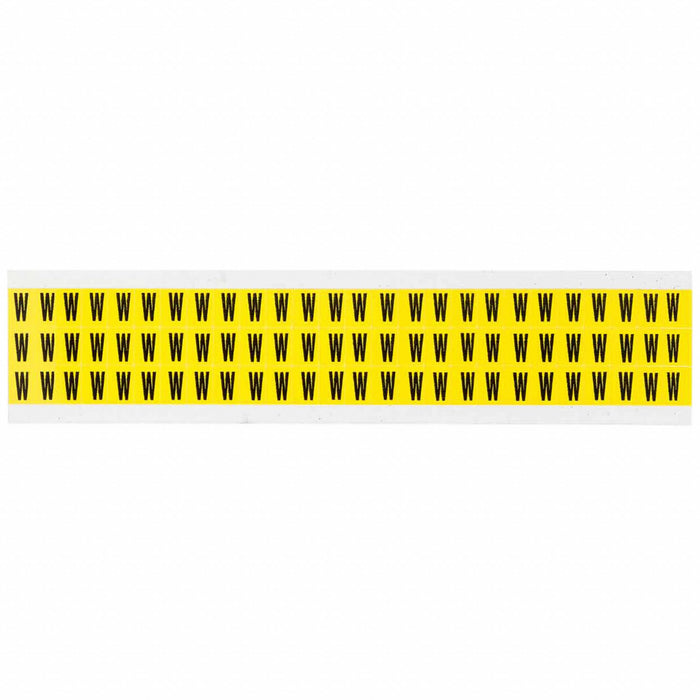 Letter Label Vinyl 1/2 in H 3/8 in W