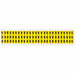 Letter Label Vinyl 1/2 in H 3/8 in W