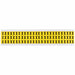 Letter Label Vinyl 1/2 in H 3/8 in W