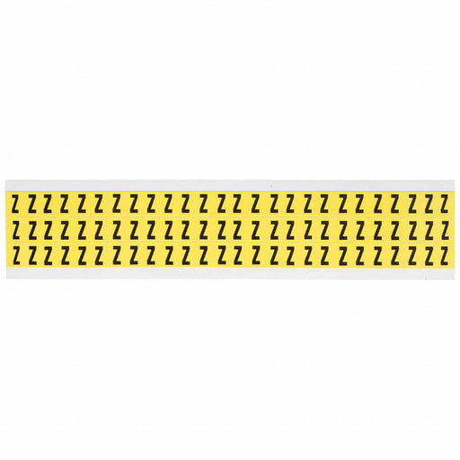 Letter Label Z 1/2in.Hx11/32in.W Vinyl