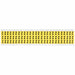 Letter Label Vinyl 1/2 in H 3/8 in W