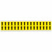 Symbol Label Vinyl 3/4 in H 1/2 in W