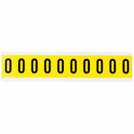 NumberLabel Vinyl 1-1/2inH 7/8inW