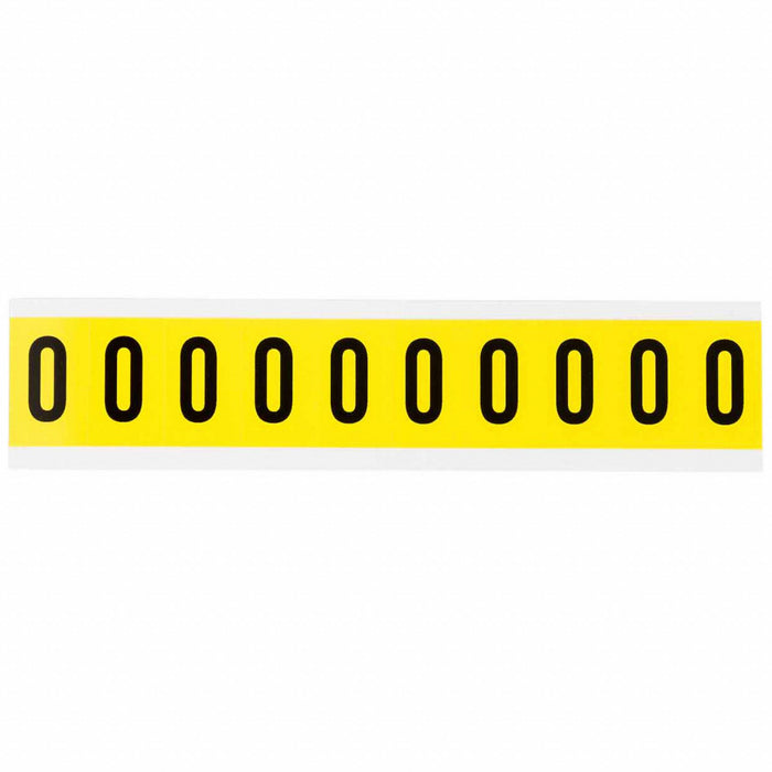 NumberLabel Vinyl 1-1/2inH 7/8inW