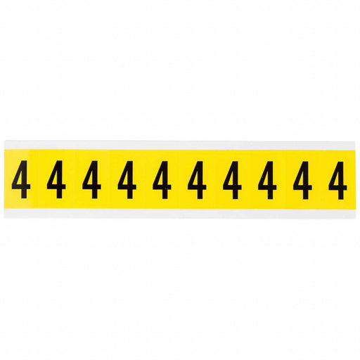 NumberLabel Vinyl 1-1/2inH 7/8inW