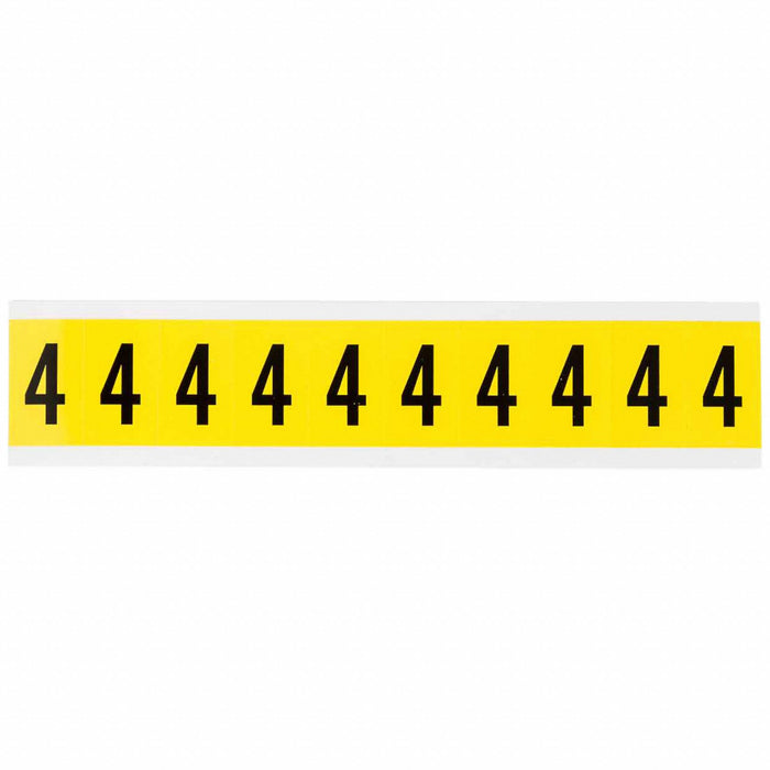 NumberLabel Vinyl 1-1/2inH 7/8inW