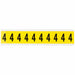 NumberLabel Vinyl 1-1/2inH 7/8inW