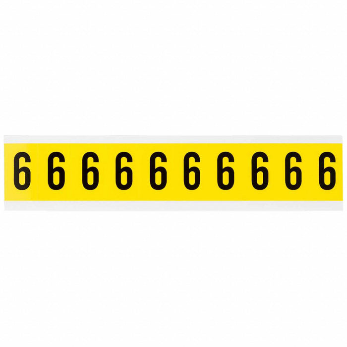 NumberLabel Vinyl 1-1/2inH 7/8inW