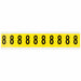 NumberLabel Vinyl 1-1/2inH 7/8inW