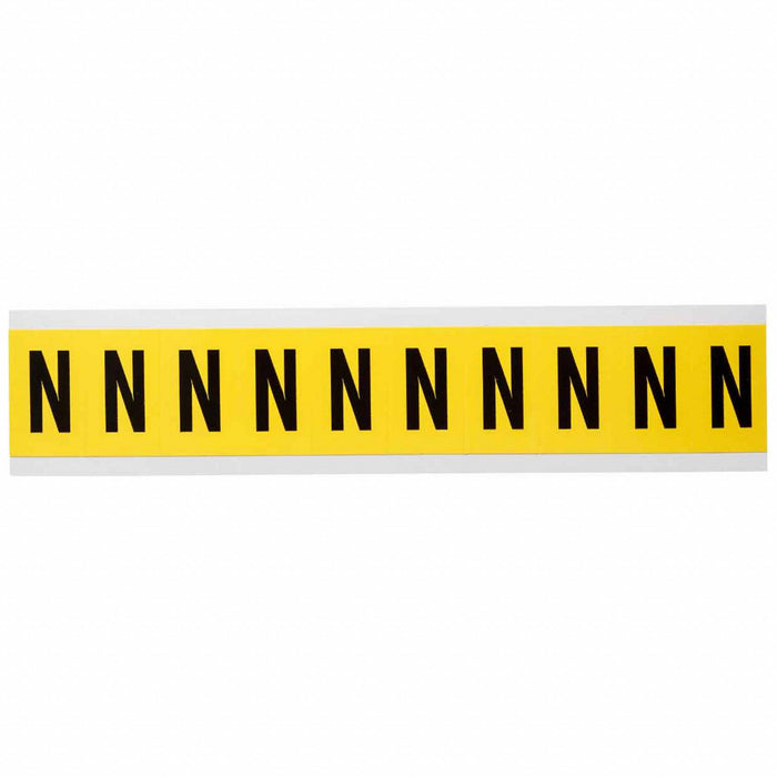 LetterLabel Vinyl 1-1/2inH 7/8inW