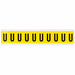 LetterLabel Vinyl 1-1/2inH 7/8inW