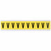 LetterLabel Vinyl 1-1/2inH 7/8inW