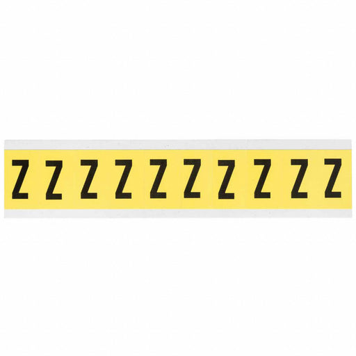 Letter Label Z 1-1/2in.Hx7/8in.W Vinyl