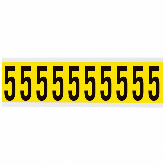 NumberLabel Vinyl 2-1/4inH 7/8inW