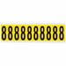 NumberLabel Vinyl 2-1/4inH 7/8inW