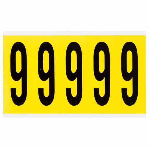 Number Label Vinyl 5 in H 1-3/4 in W
