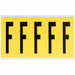 Letter Label Vinyl 5 in H 1-3/4 in W