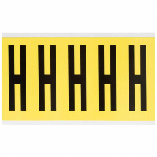 Letter Label Vinyl 5 in H 1-3/4 in W